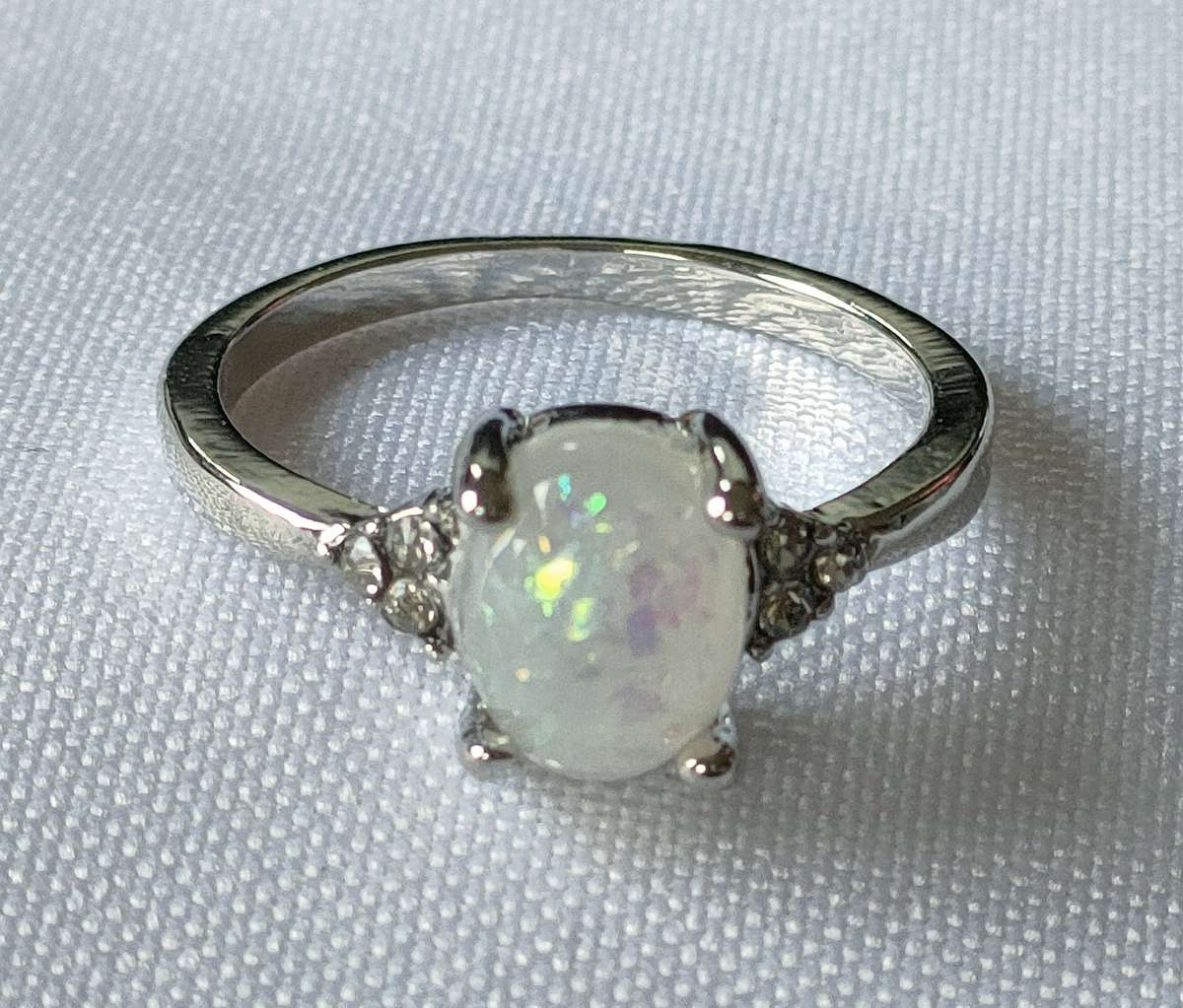 Gorgeous Fire Opal ring: Size US7, 1 of 7