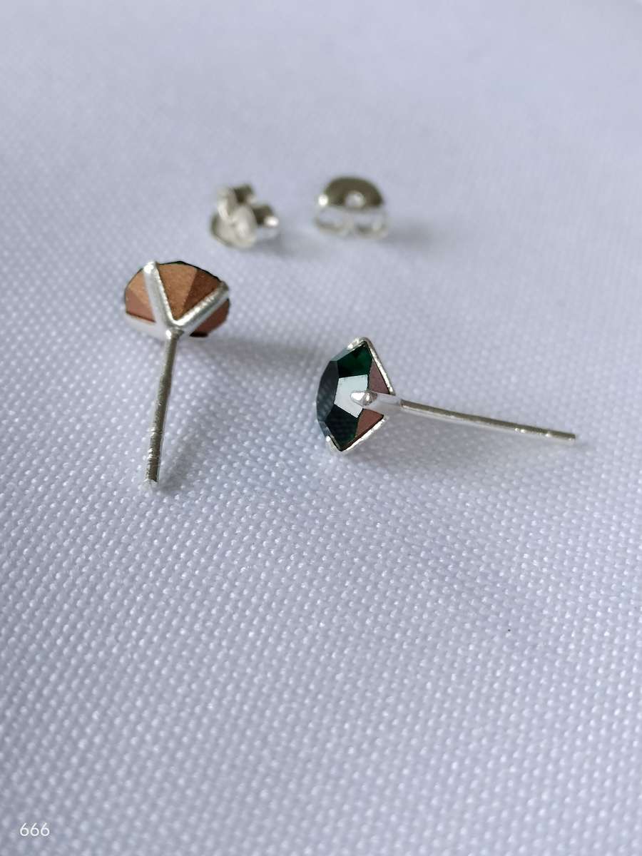 Sterling Silver Austrian Crystal earrings