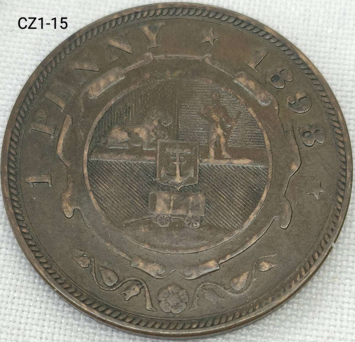 1898 ZAR Penny - collectable condition
