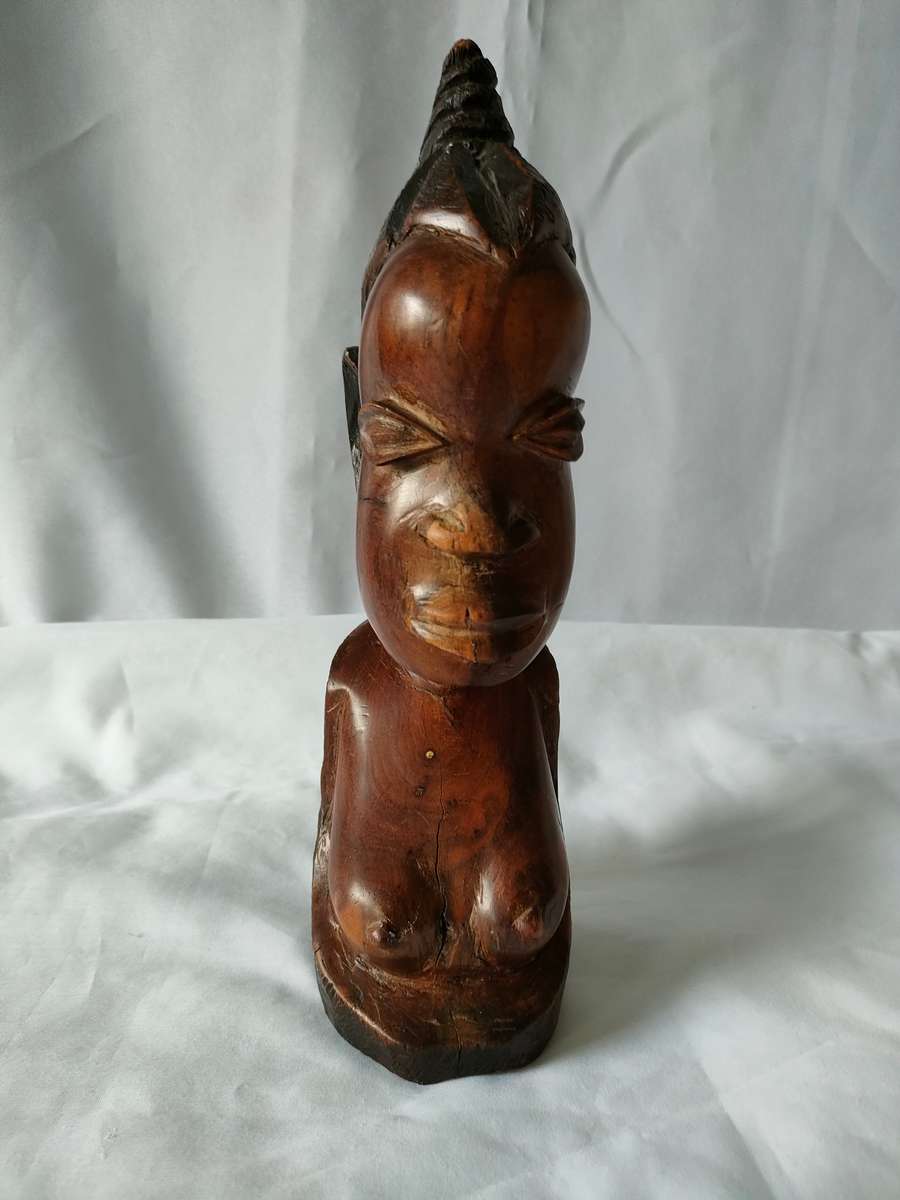 Exquisitely carved African male Bust:  Excellent condition: Height 270 mm