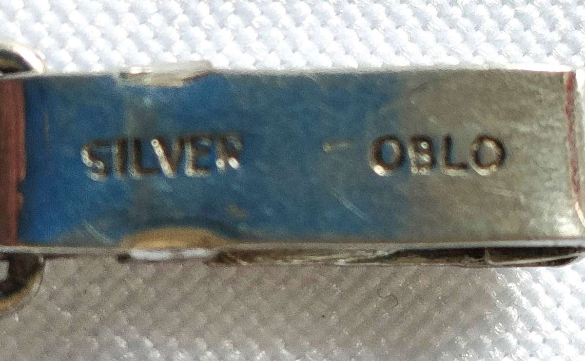 Vintage Sterling Silver OBLO bracelet - 18.53 g - 925 stamp - exquisite well crafted piece