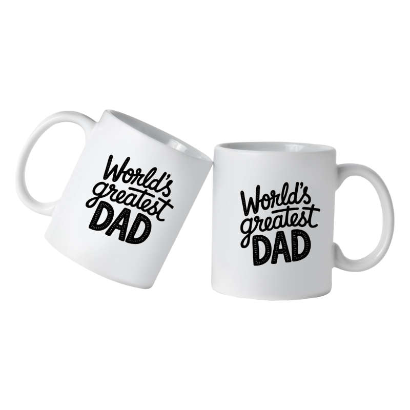 Printed Mug -World's Greatest Dad
