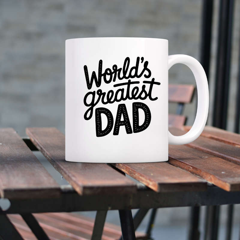 Printed Mug -World's Greatest Dad
