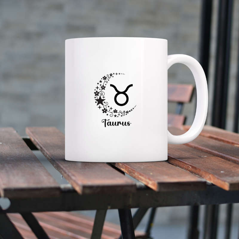 Printed Mug -Zodiac - Taurus