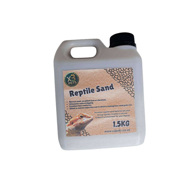Natural Reptile Sand Substrate Desert Sand for Reptiles  1.5kg