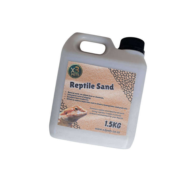 Natural Reptile Sand Substrate Desert Sand for Reptiles  1.5kg