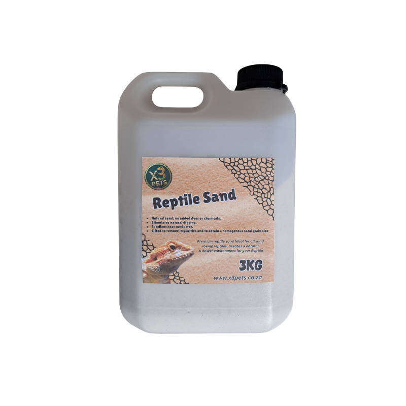 Natural Reptile Sand Substrate Desert Sand for Reptiles  3kg