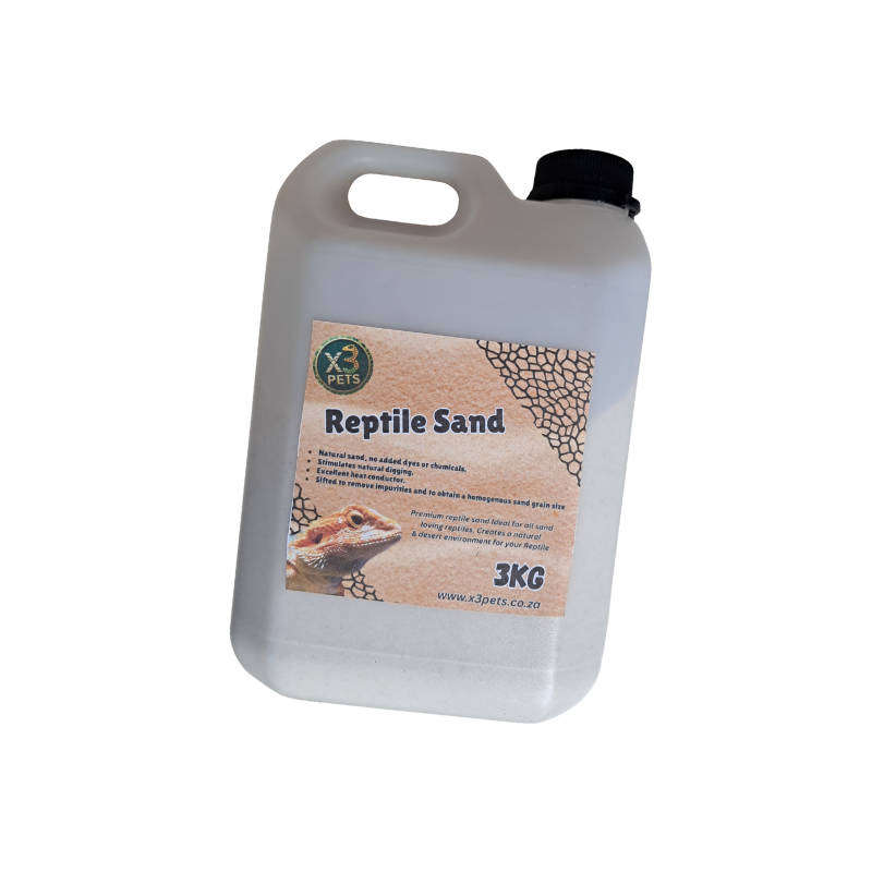 Natural Reptile Sand Substrate Desert Sand for Reptiles  3kg