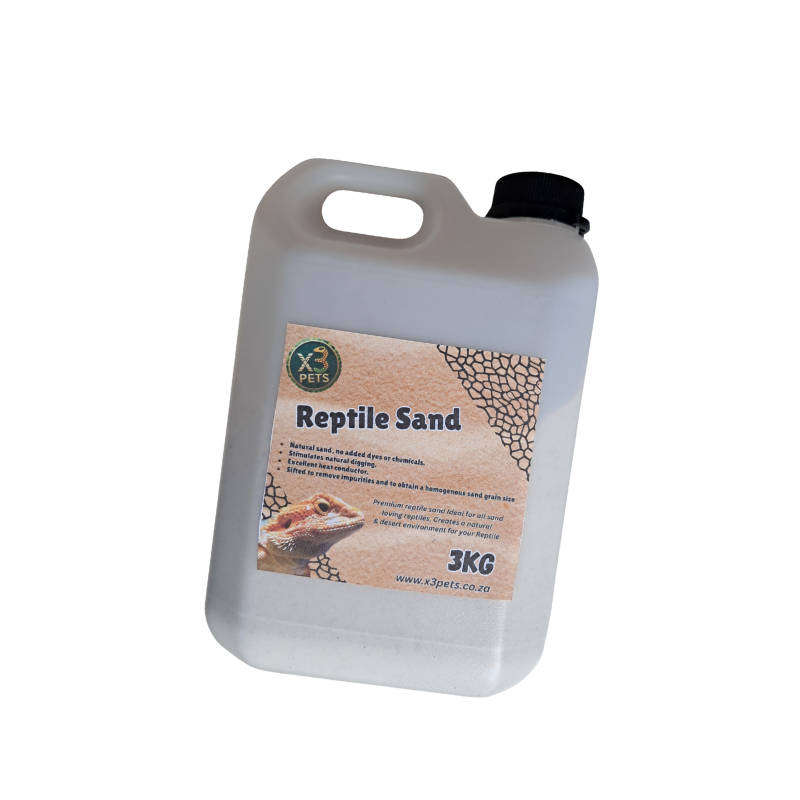 Natural Reptile Sand Substrate Desert Sand for Reptiles  3kg