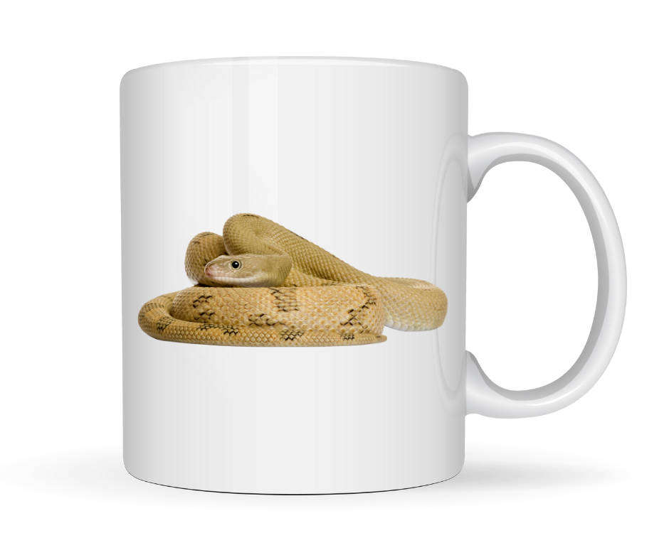 Printed Mug - Snake Cream Reptile  Mug