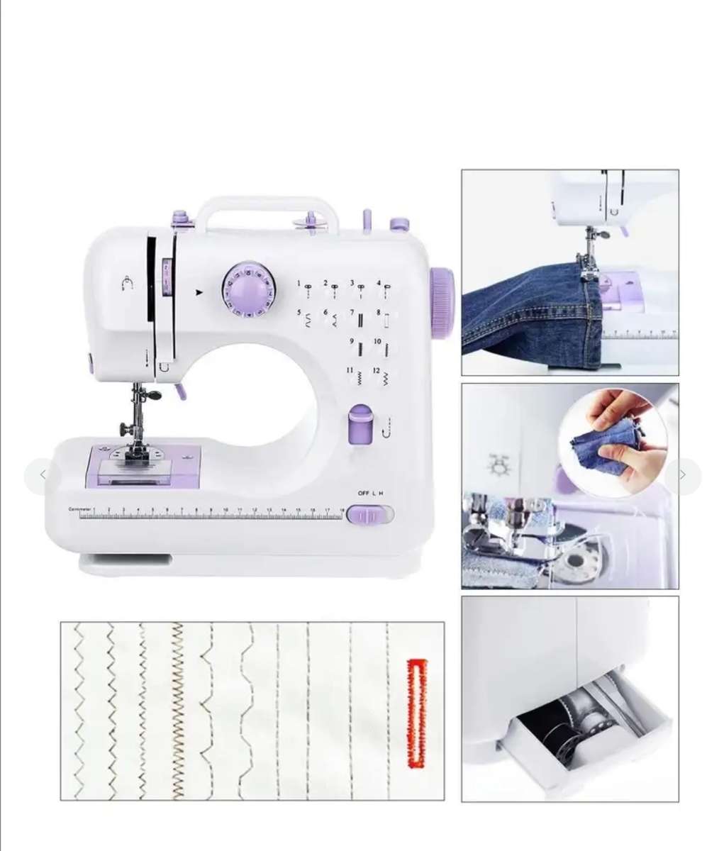 Portable Sewing Machine,12 Stitches 2 Speed Heavy Duty Sew Machine