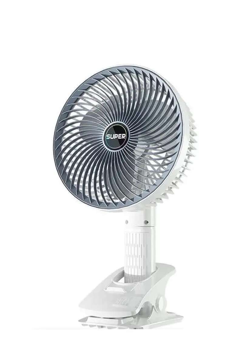 Portable Type C Rechargeable Desktop Clamp Fan