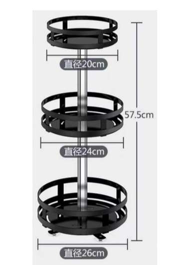 3 Rotating storage rack