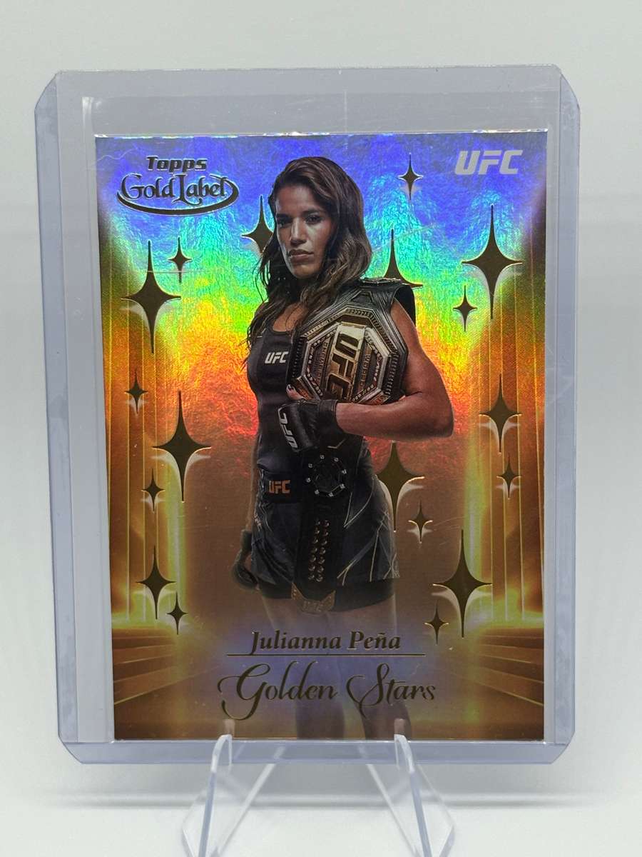2024 Topps UFC Gold Label - Julianna Pena Golden Stars Insert #GS-2