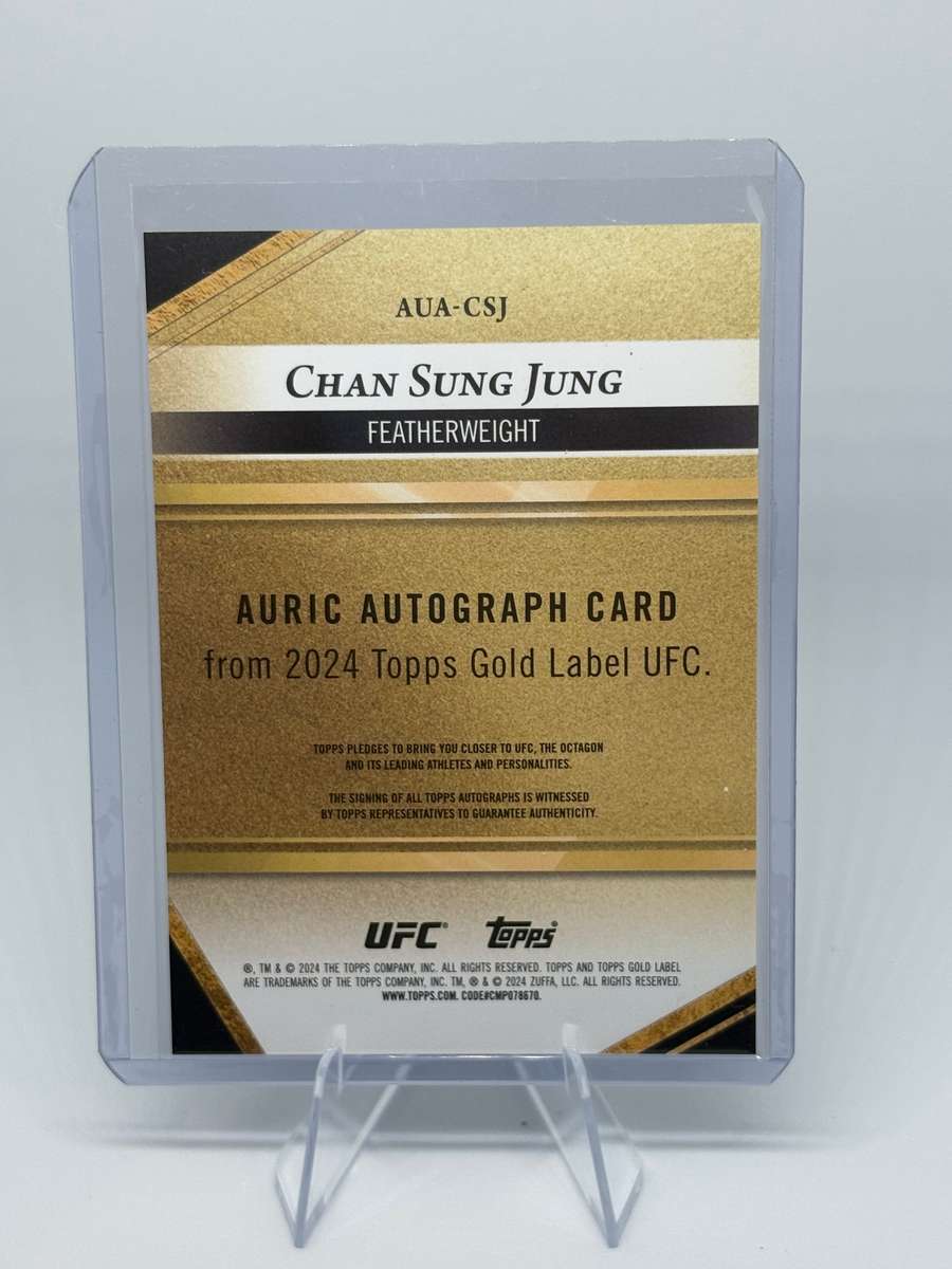 2024 Topps UFC Gold Label - Chan Sung Jung Auric Auto 19/199 #AUA-CSJ
