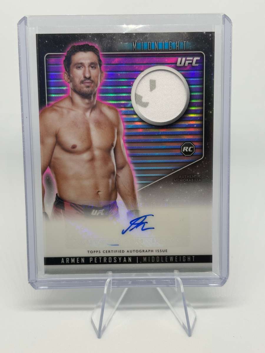 2024 Topps UFC Midnight - Armen Petrosyan Rookie Relic Auto #RCA-APN