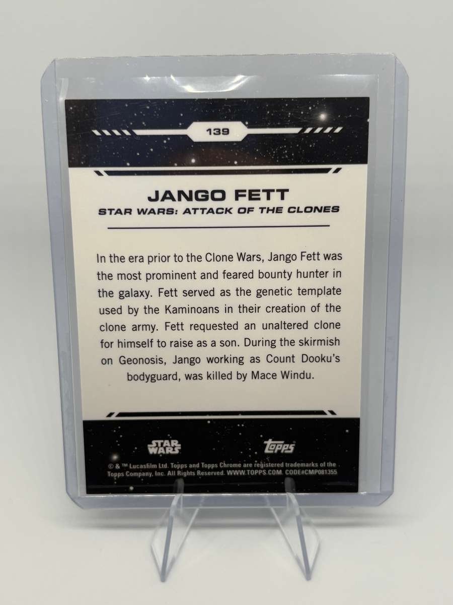 2024 Topps Chrome Star Wars - Jango Fett 140/150 #139