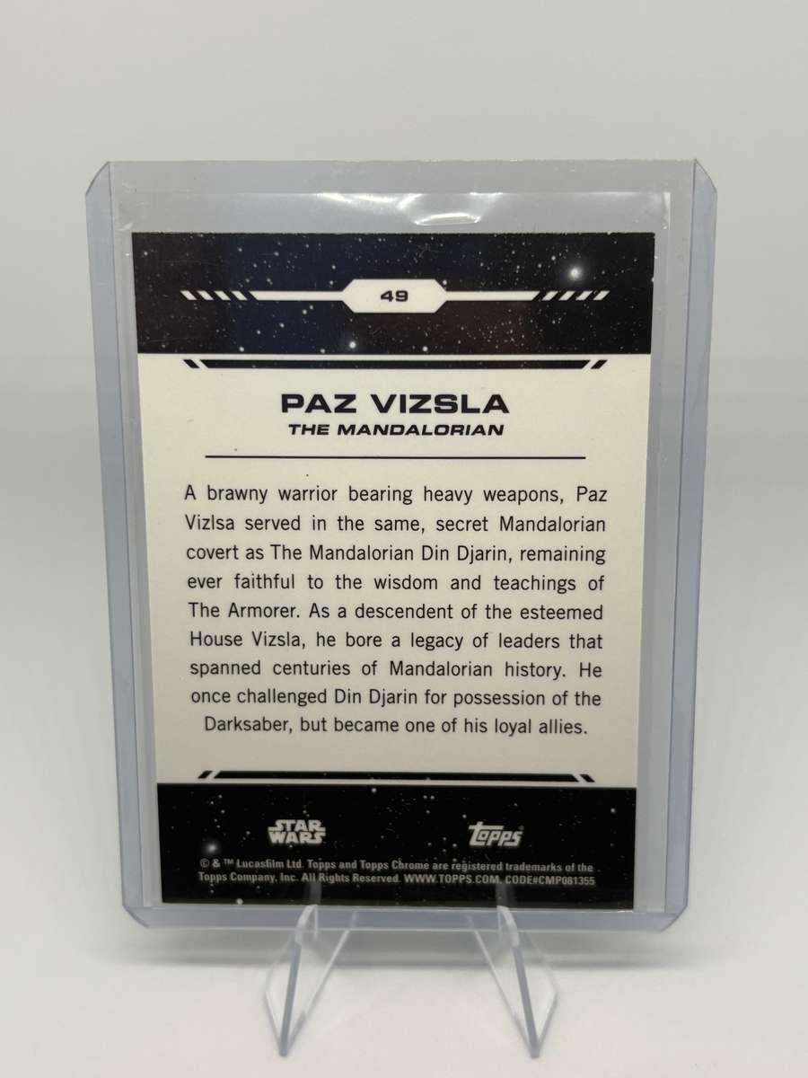 2024 Topps Chrome Star Wars - Paz Vizsla 131/199 #36