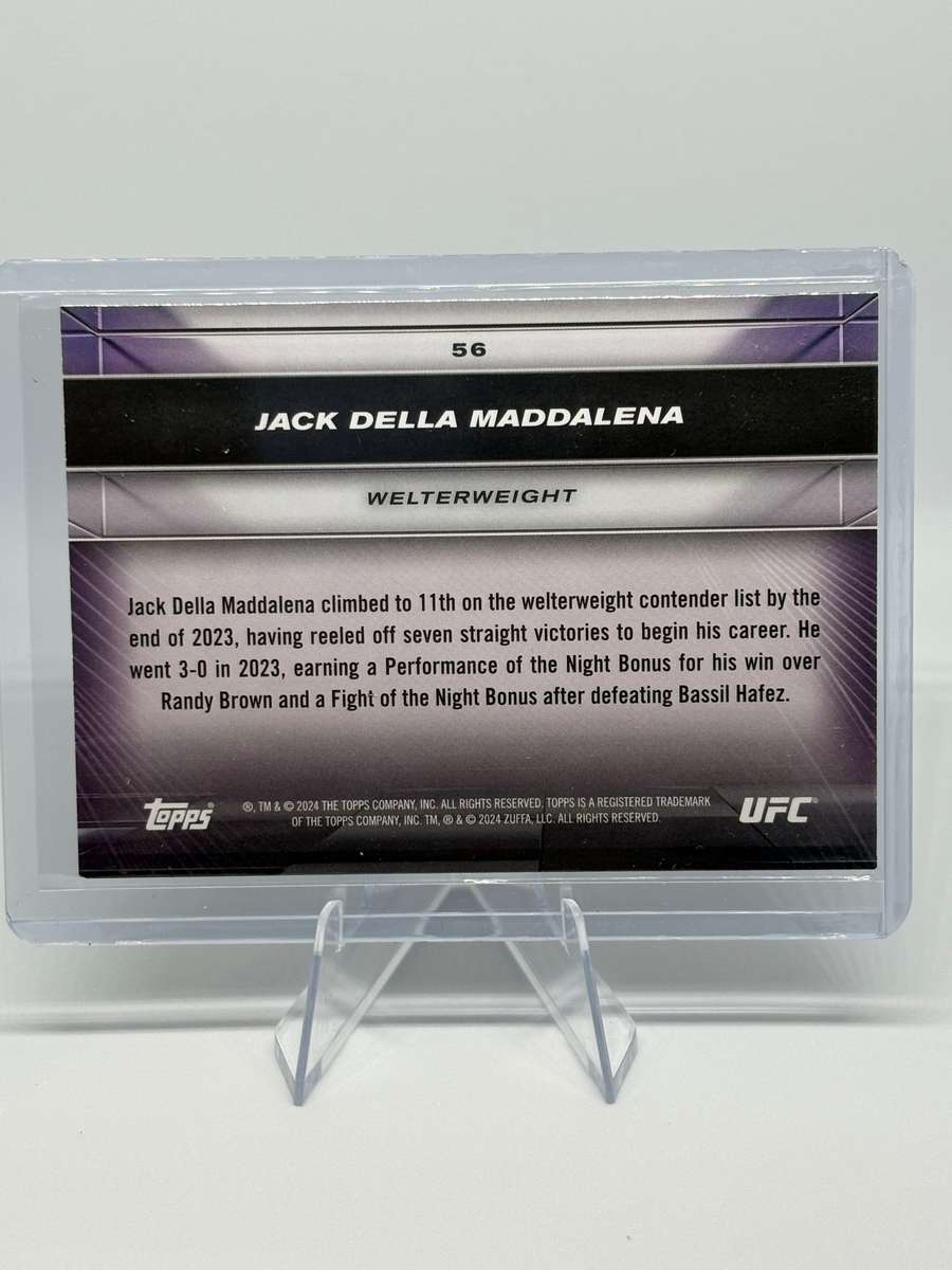 2024 Topps UFC Knockout - Jack Della Maddalena Bronze #56