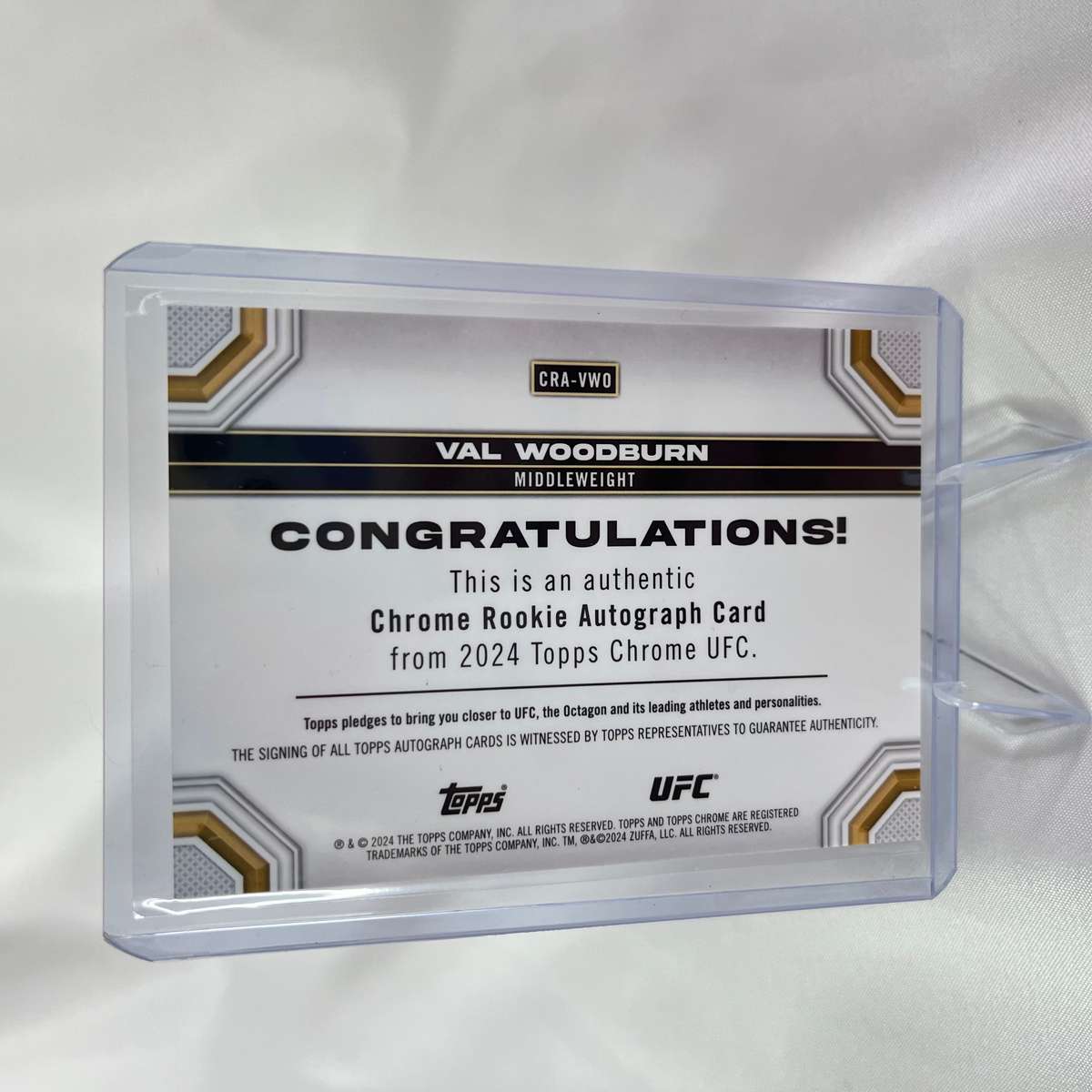 2024 Topps Chrome Rookie Autograph - Val Woodburn #CRA-VWO