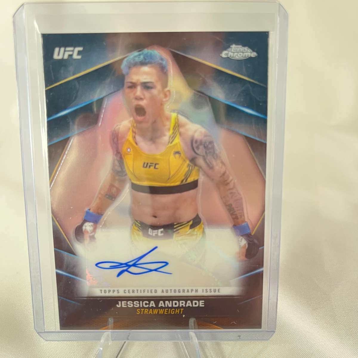 2024 Topps Chrome UFC - Chrome Veteran Autographs #CVA-JAN Jessica Andrade