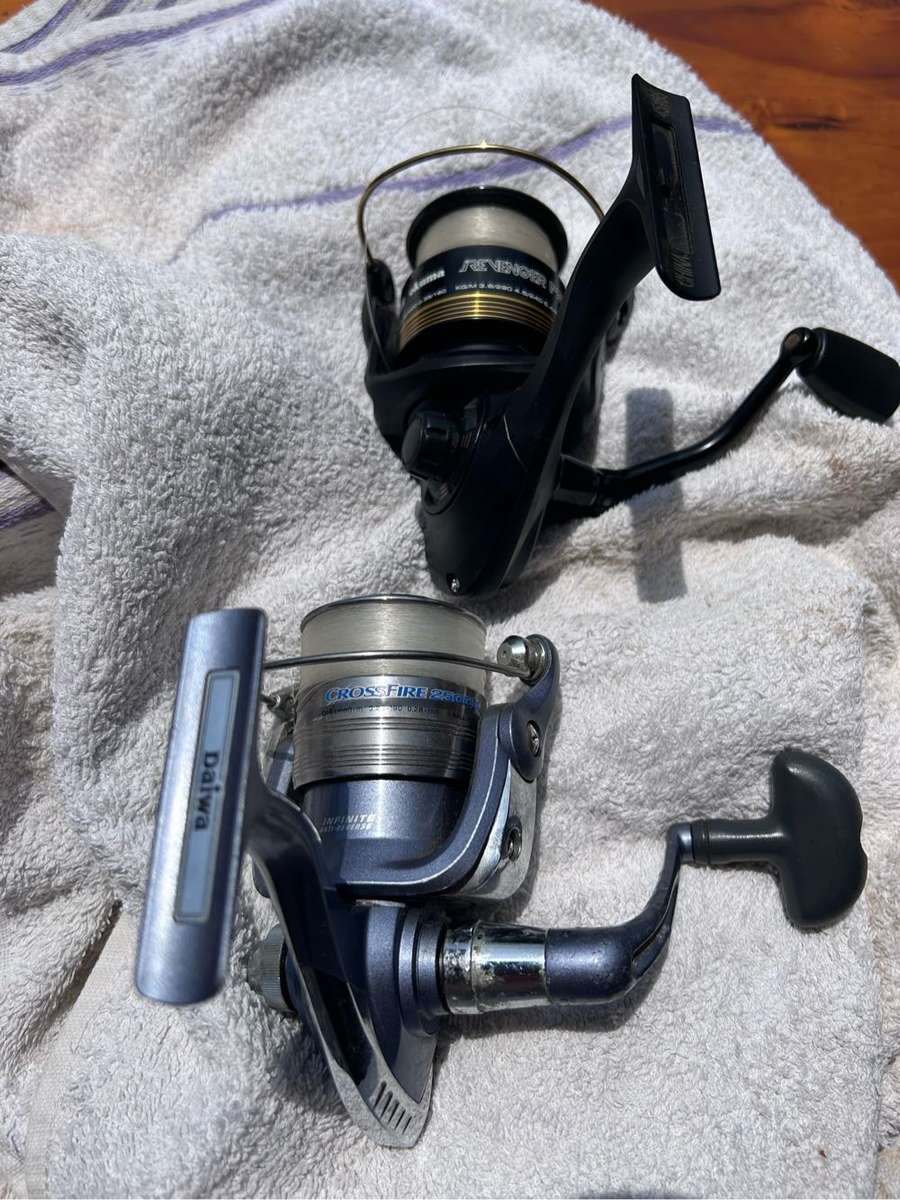 Fishing rod and 2 reels