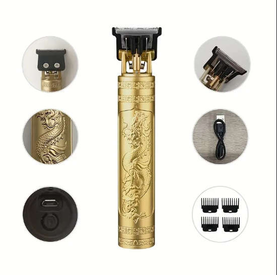 Mens Electric Hair & Beard Trimmer Kit (Cordless & Rechargeable)