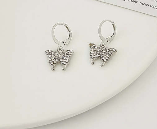 Butterfly Watch Necklace and Earring Jewellery Set