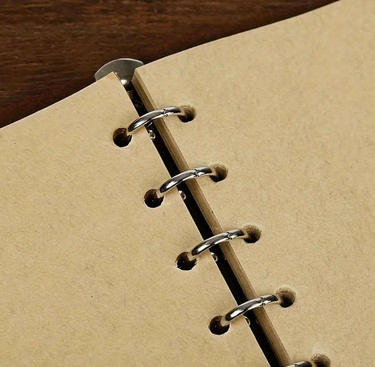 Vintage Compass Embossed Journal with Wrap Closure - Brown