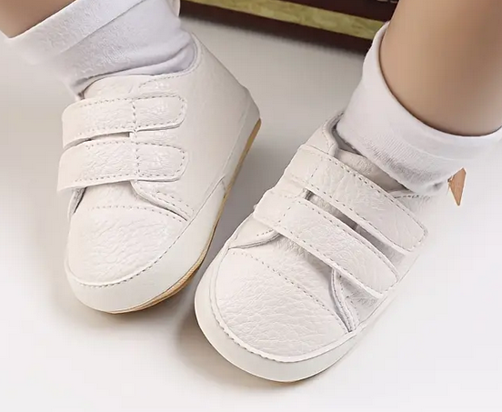 Beautiful Baby Sneakers 2 Pairs Dark Grey and White