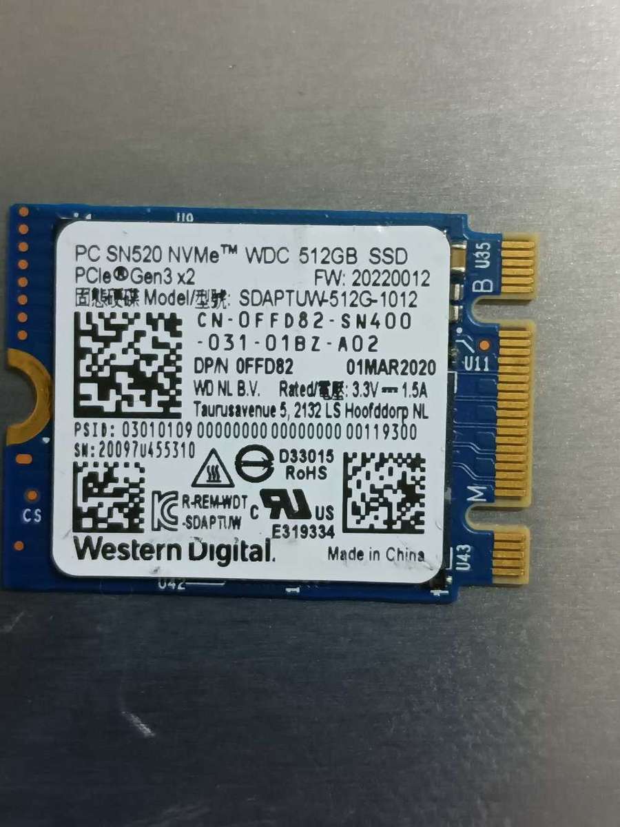 512GB M.2 SSD Drive/2242 length