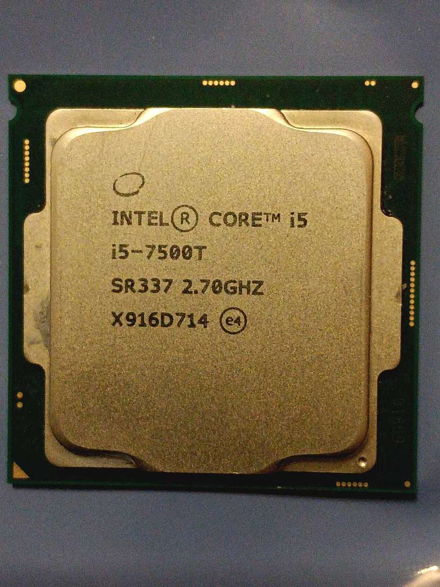 Core i5 7500T Processor @ Up to 3.3GHz