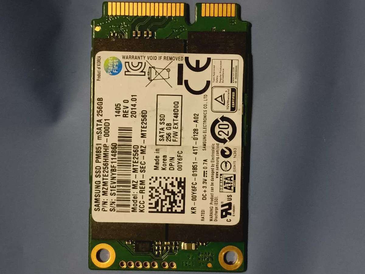 Msata 256gb Samsung PM851