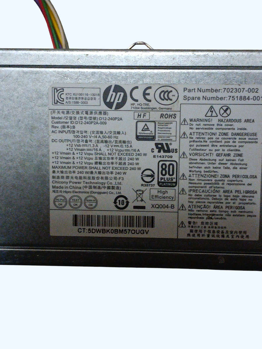Power supply For Hp ProDesk/Elite desk/Compaq SFF Computers