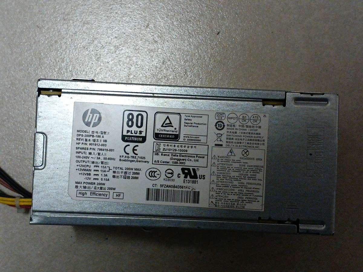 Power supply for Hp ProDesk 400/600/800 G1/G2/G3