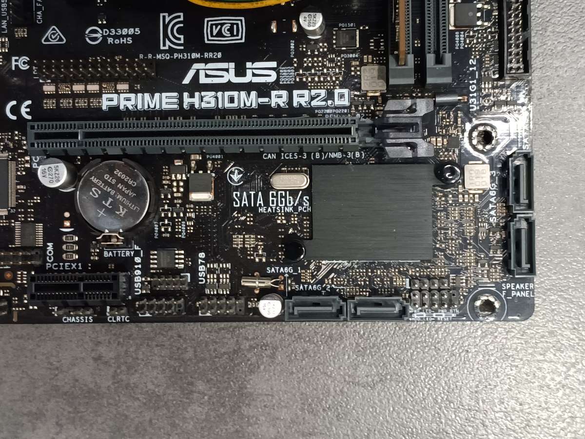 ASUS Prime H310M-R R2.0 Combo/Core i5 8500 Cpu/8gb Ram/Cooler/Backplate