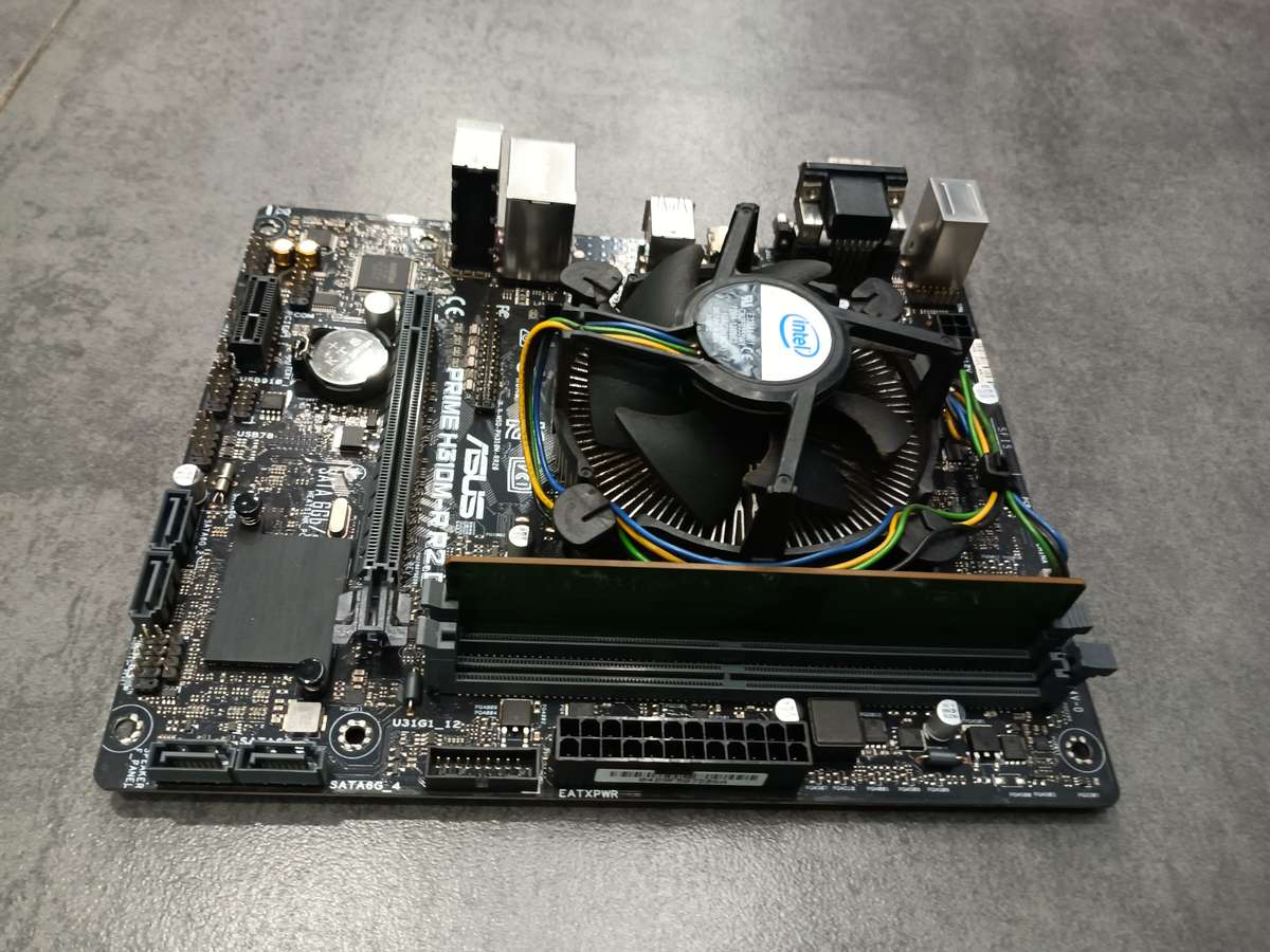 ASUS Prime H310M-R R2.0 Combo/Core i5 8500 Cpu/8gb Ram/Cooler/Backplate