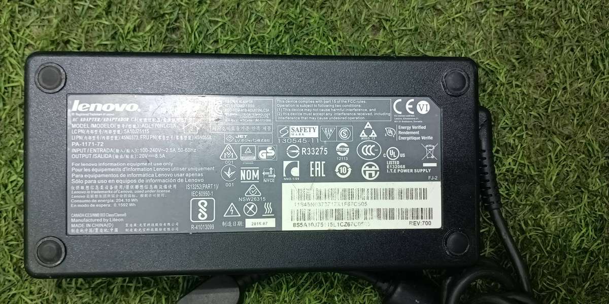 Lenovo 170W Original Lenovo Charger(USB Square tip)