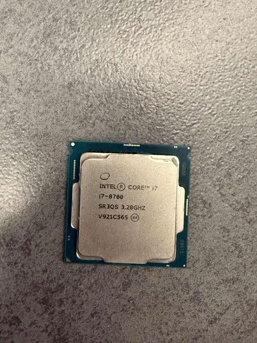 "Intel Core i7-8700 CPU  6 Cores, 12 Threads, 4.6GHz Turbo Boost, Gaming & Productivity"