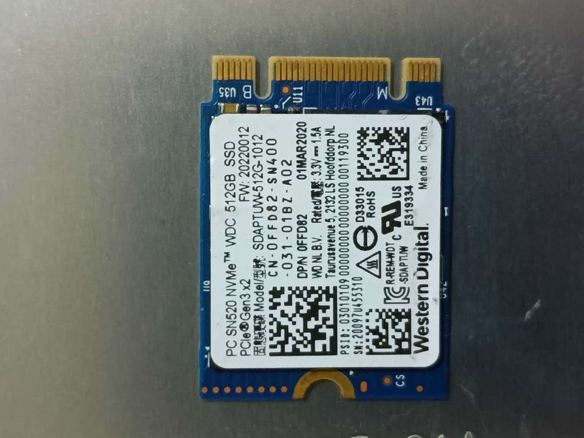 512GB M.2 SSD Drive/2242 length