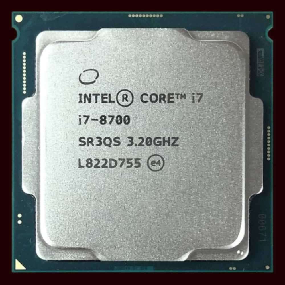 "Intel Core i7-8700 CPU  6 Cores/12 Threads/4.6GHz Turbo Boost/Gaming & Productivity"