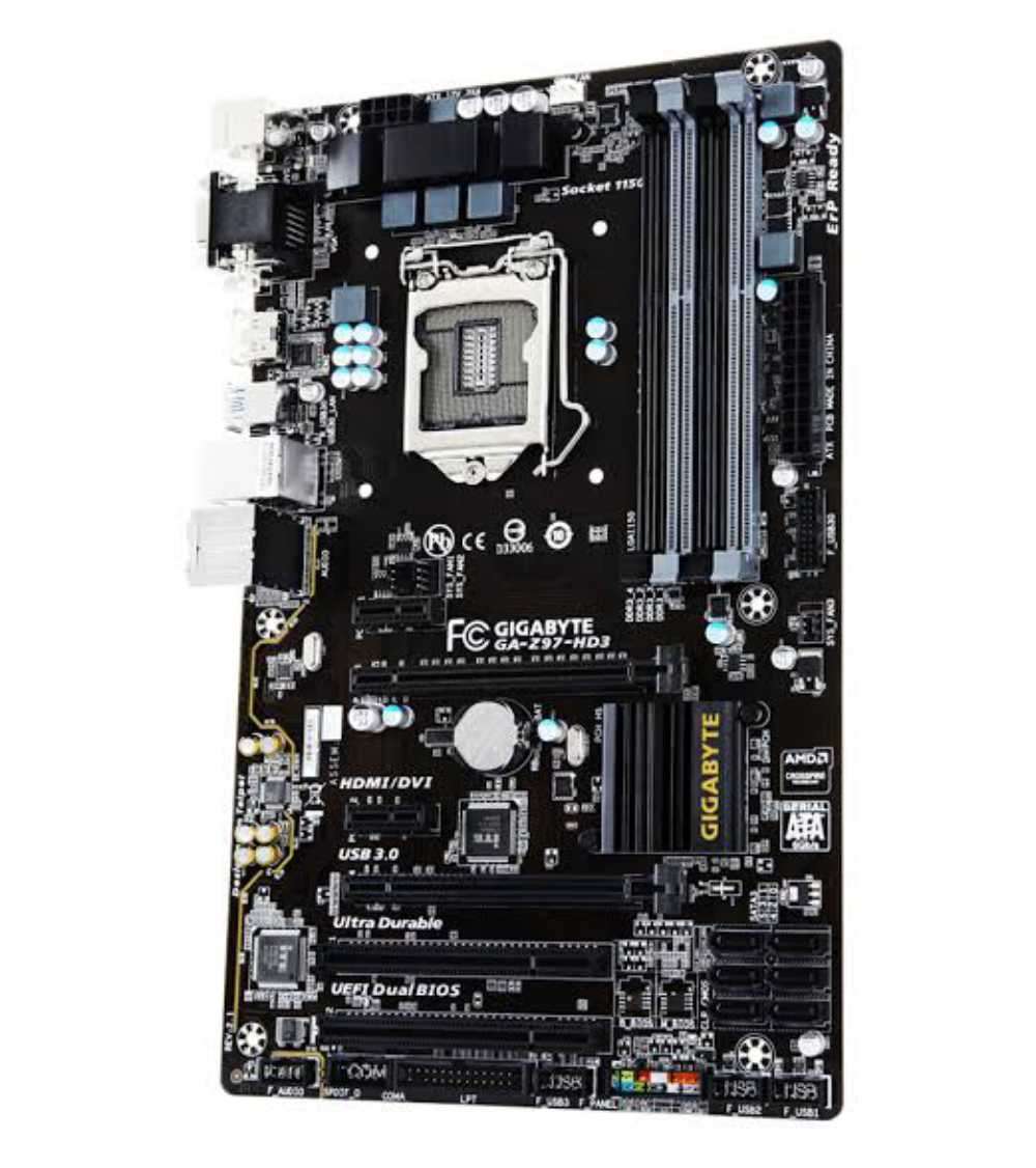 GA-Z97-Hd3 Combo Motherboard/Core i7 4790 CPU/16gb Memory/Cooling Fan