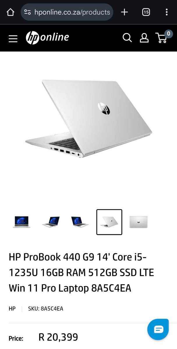 HP ProBook 440 G9 Intel core i5-1235U - 16GB DDR4 - 256GB SSD - FHD - 10 Cores