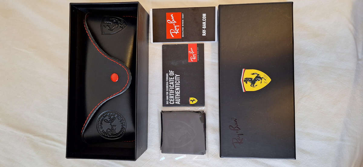 Authentic Ferrari Ray-Ban Liteforce RB4179 Sunglasses  Matte Black