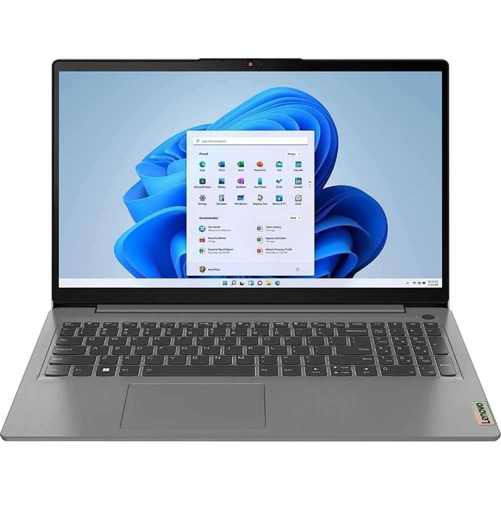 Lenovo IdeaPad 3 15IAU7 Core i3-1215U 8GB RAM 512GB SSD 15.6-Inch Full HD Laptop, Arctic Grey