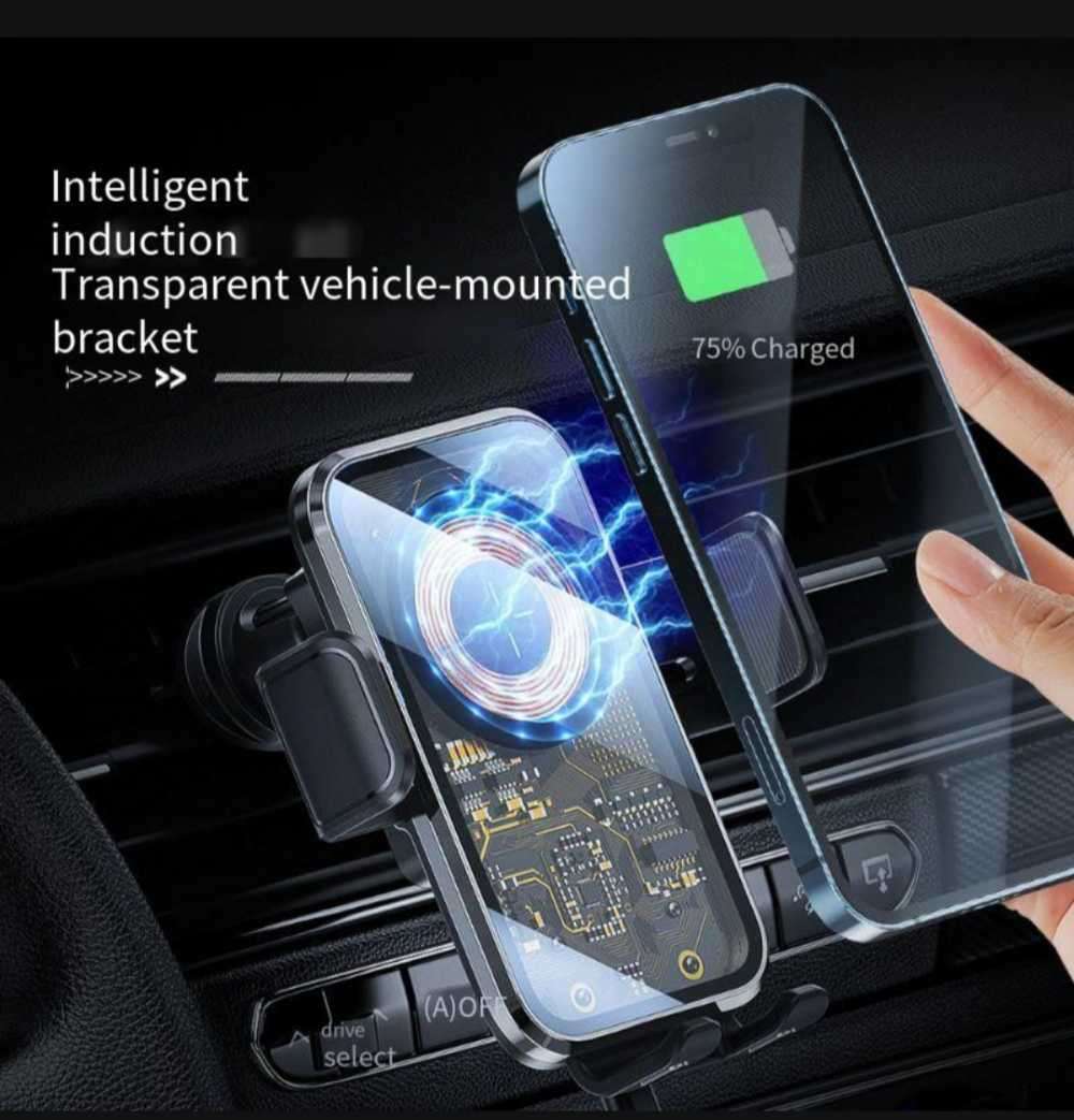 15W Car Wireless Charging & Phone Holder