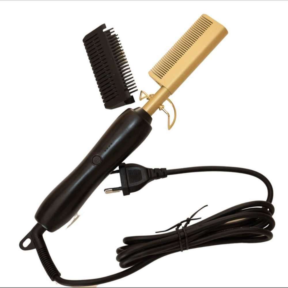 Hot Comb - Electric Straightening Hot Comb for Hair and Wigs