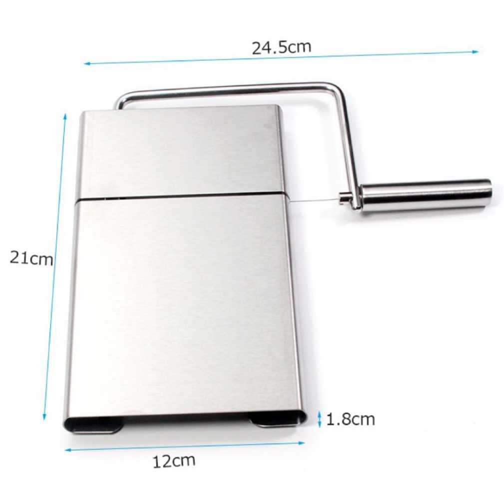 Kitchen Gift Multifunctional Stainless Steel Cheese Slicer - 21x12x24.5cm