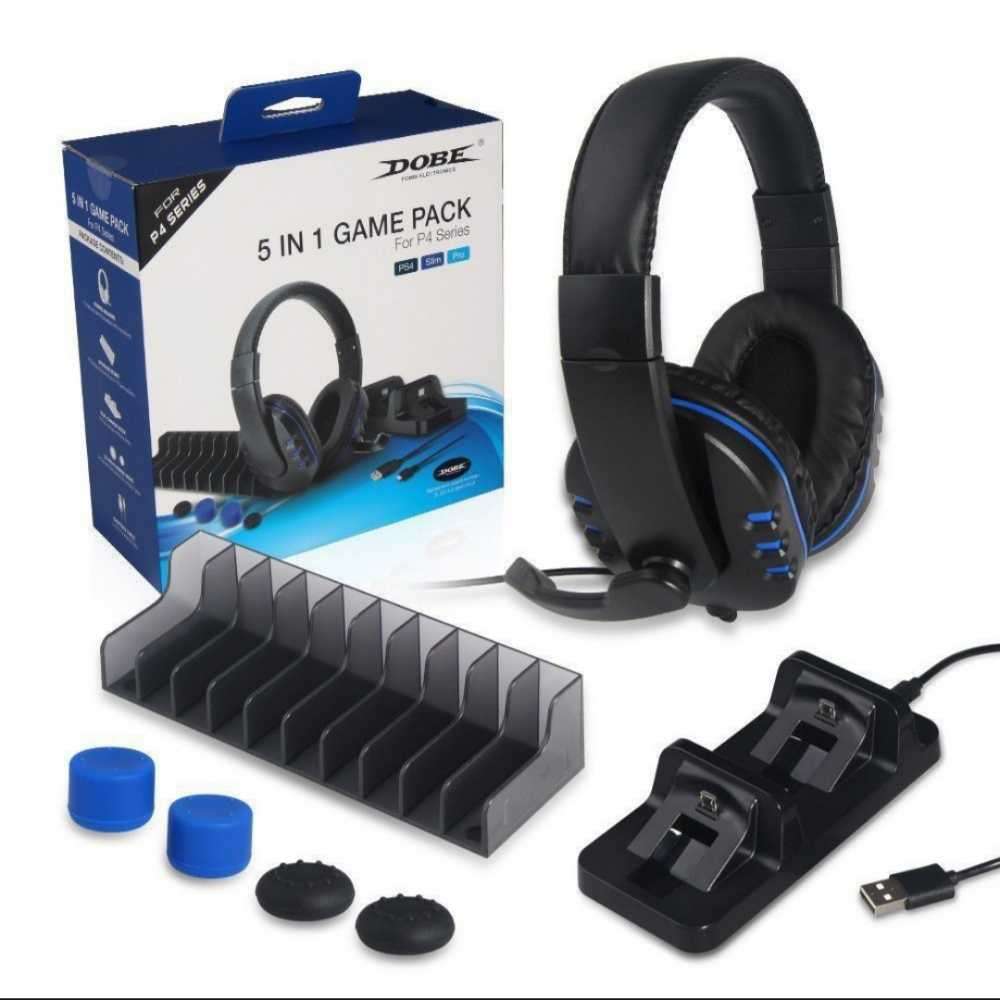 Dobe 5-in-1 Gaming Combo for PlayStation 4: The Ultimate Gaming Upgrade
