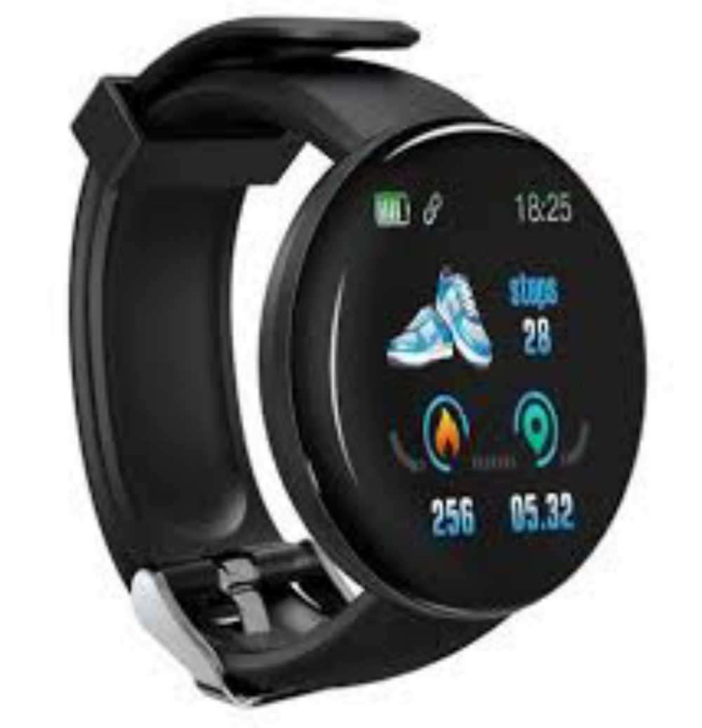 Smart Watch/Bracelet with i12 TWS  Wireless Bluetooth Ear pods. Black